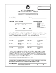 CT Sales Tax Form